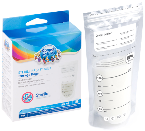 CANPOL PUNGILE STERILE PENTRU LAPTE 20buc
