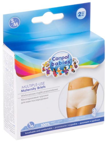 CANPOL BABIES PANTALONI POPORODALI REUTILIZABILI S/M 2 buc.
