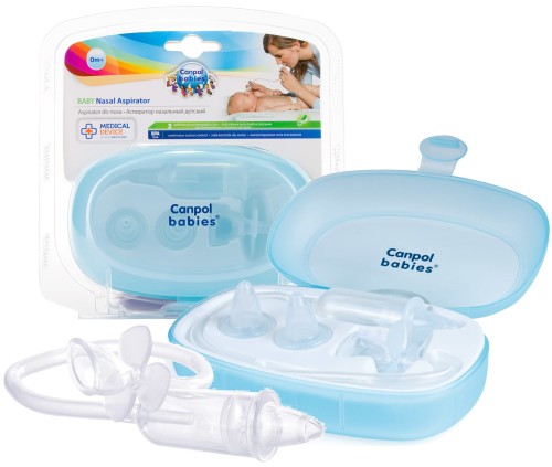 CANPOL BABIES ASPIRATOR PENTRU NAS NA RĂCEALĂ CU VÂRF MOALE