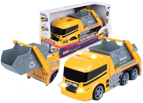 DUMEL FLOTA URBANĂ CAMION DE GUNOI CU CONTAINER +3