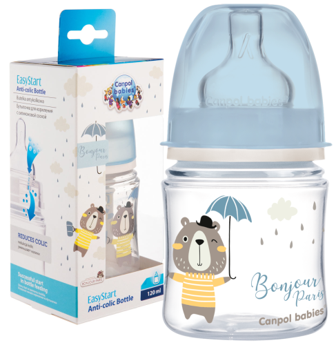 CANPOL BABIES BUCLEATĂ ANTI COLICI 120ml BONJOUR 0+
