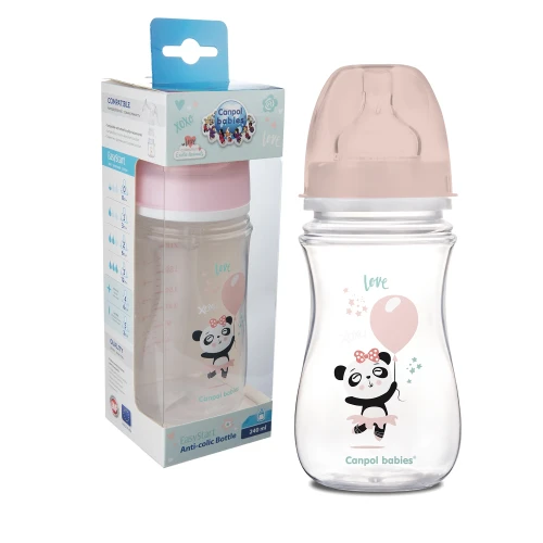 CANPOL BABIES BUCATĂ ANTI-COLIC 240ml EXOTIC +3m