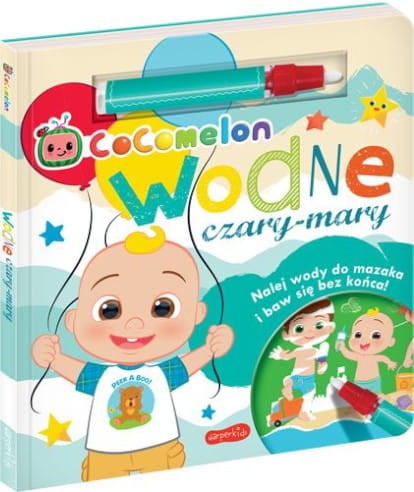 Cocomelon Wodne Czary-Mary Kolorowanka Wodna 3+