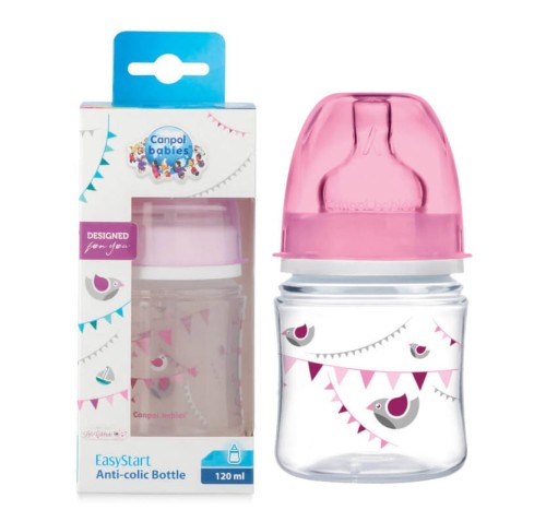 CANPOL BABIES BUCATĂ LARGĂ 120ml EASY START +0m