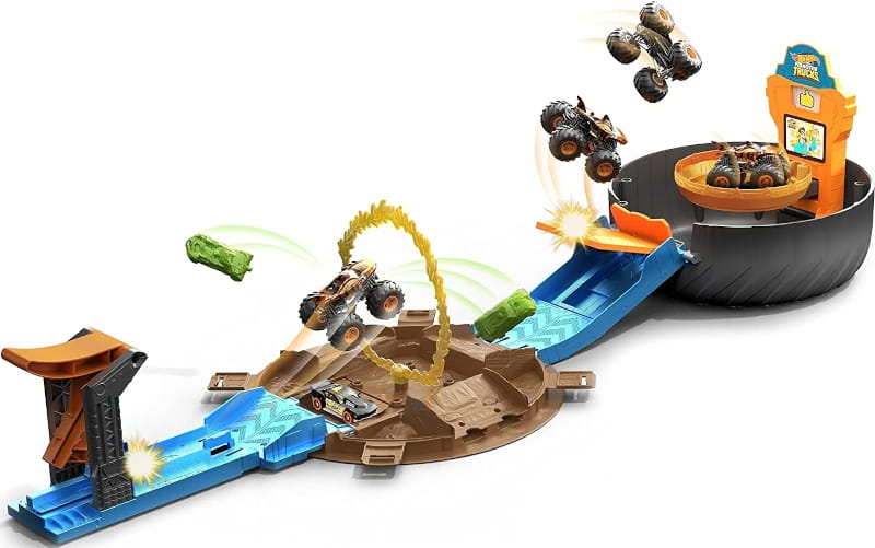 HOT WHEELS MONSTER TRUCK OPONA akcja.jpeg