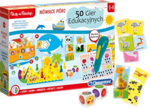 PIXUL CARE VORBEȘTE 50 DE JOCURI EDUCAȚIONALE ÎNVAȚ ȘI TE DISTREZI CLEMENTONI - 50650