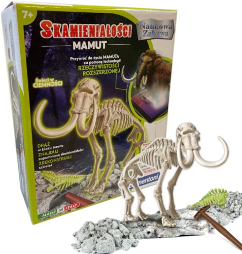 CLEMENTONI JOCA ȘTIINȚIFICA FOSILE MAMUT DINOSAUR - 60890