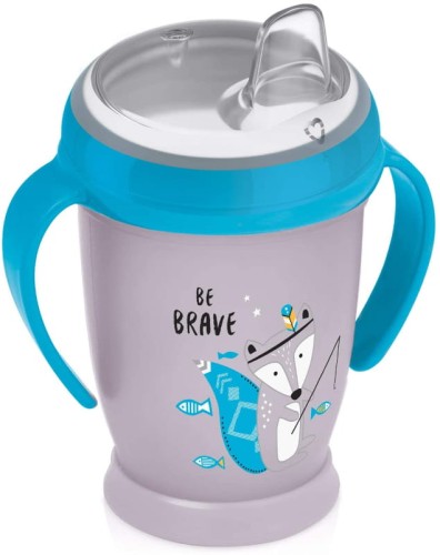 Lovi Junior Cană Anticurgere 250 ml Indian Summer Albastru 6m+