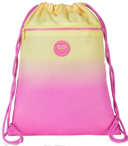 CoolPack Vert Worek Na Buty Gradient Peach Żółty Różowy