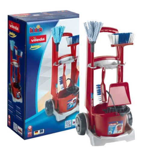 Klein Set Cărucior De Curățenie Vileda Mop Mătură Găleată
