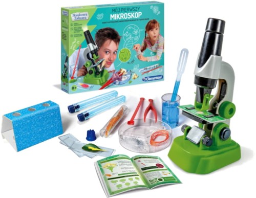 Clementoni Distracție Științifică Primul Meu Microscop Set Educațional 8+