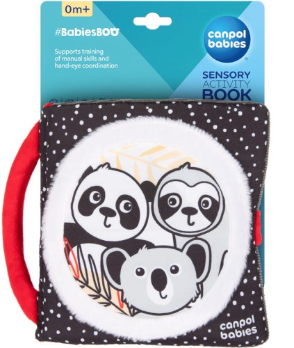 Canpol Babies Carte Sensorială Manipulativă 0m+ Panda