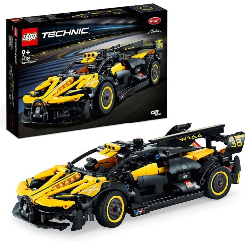 Lego TECHNIC Set Bolid Bugatti Vehicul de Curse 42151 9+ 905p.