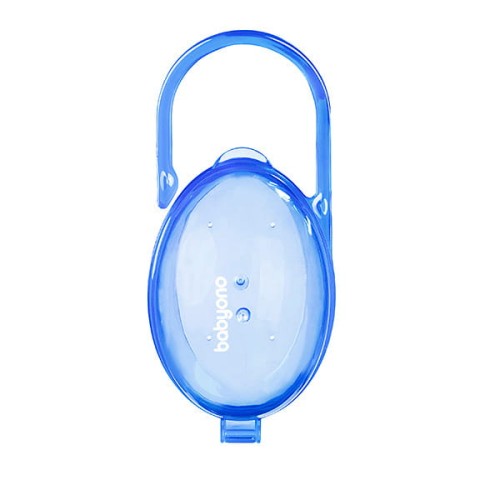 Babyono Recipient Pentru Suzetă Etui Cu Umeraș Pentru Cărucior Albastru închis