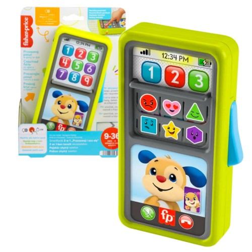 Fisher Price Smartphone Interactiv pentru Copii Telefon versiunea poloneză