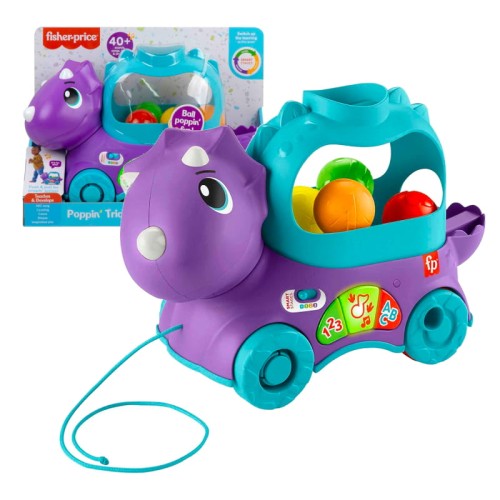 Fisher Price Dinozaur Interactiv Triceratops Bile Săltărețe 12m+