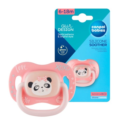 Canpol Babies Suport de supt din silicon simetric 6-18m Animale exotice Panda