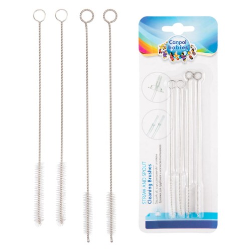 Set de periuțe Canpol Babies pentru curățarea ț tubingurilor și suzete 4buc.