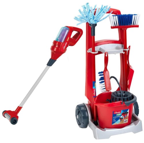 Klein Setul Carucior Pentru Curatenie Vileda cu Aspirator Manual 3+