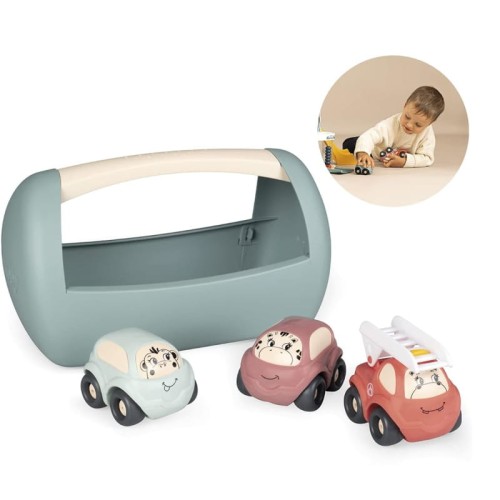 Little Smoby Cutia cu Mașinuțe 3 buc. 12m+