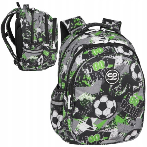 Coolpack Jerry Rucsac Școlar Tineret Let's Gol cu 3 camere