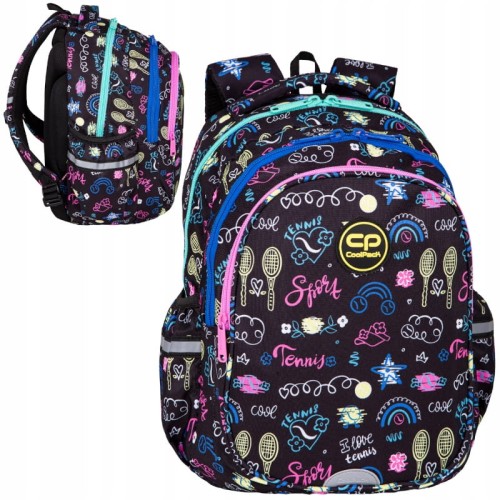 Coolpack Jerry Rucsac Școlar pentru Tineret Tennis Star cu 3 compartimente