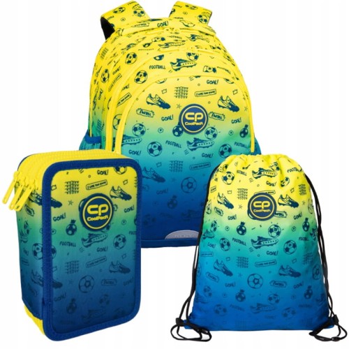 Coolpack Set Football 2T Rucsac Jerry Sac Vert Penar cu Echipament Jumper 3