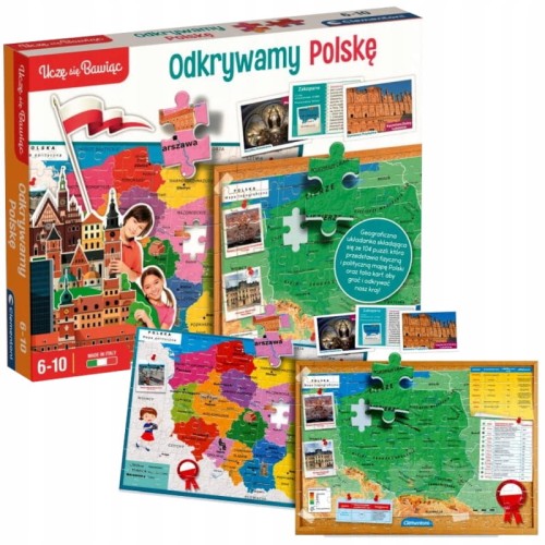 Clementoni Descoperim Polonia Puzzle Piesă 6+
