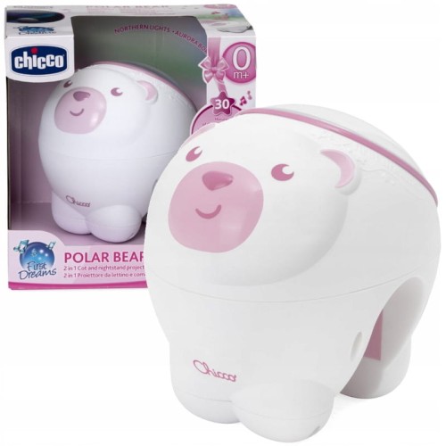 Chicco First Dreams Urs Polar 2in1 Proiector Mobila Roz