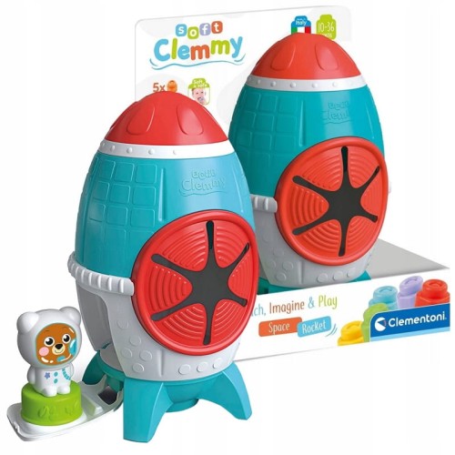 Clementoni Baby Soft Clemmy Racheta Sensory 10m+