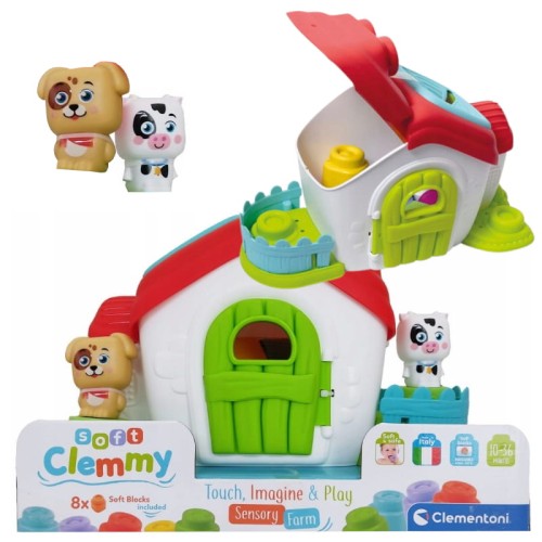 Clementoni Baby Soft Clemmy Ferma Sensory 10m+