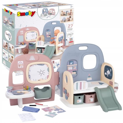 Smoby Baby Care Zonă de Joacă Set pentru Păpușă Grădiniță 3+
