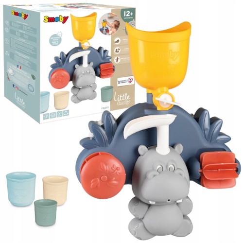 Micu Smoby Hippopotam Jucărie De Baie Pentru Cadă 12m+