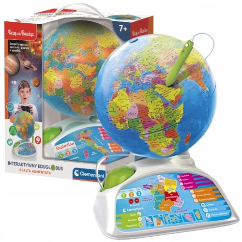 Clementoni Învăț prin joacă Glob Educațional Interactiv