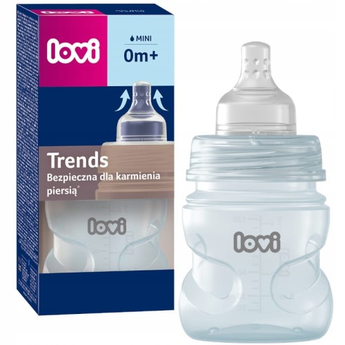 LOVI STICLĂ VERDE LOVI TRENDS 120ML 0M+ SIGURĂ PENTRU ALĂPTARE