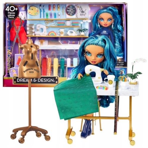 RAINBOW HIGH DREAM & DESIGN STUDIO SKYLER BRADSHAW SET CROITORIE ACCESORII