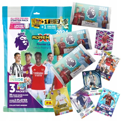 PREMIER LEAGUE PLUS 2024 MEGA SET DE START ALBUM + 3 PACHETE CARTE TCG