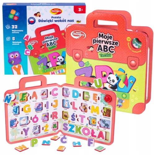 DUMEL PUZZLE SUNETE ÎN JURUL NOSTRU ABC-UL MEU PRIMUL ALFABET LITERE COLORATE