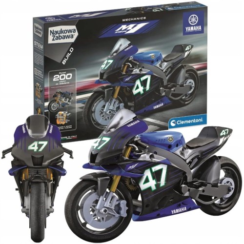 CLEMENTONI JUCĂRIE ȘTIINȚIFICĂ CONSTRUIE MODELE YAMAHA M1 SCHIMBAREA TREPTELOR DE VITEZĂ 8+