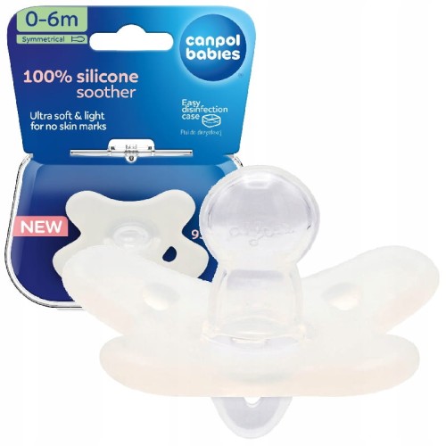 CANPOL BABIES SUZETĂ DIN SILICON 100% SILICON SIMETRICĂ 0-6l