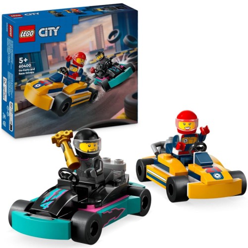LEGO City Karturi și Piloți de Curse Set Cuburi 60400 99 El. 5+