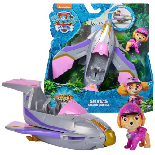 Patrula Câinilor Puii din Junglă Vehicul Vulturul Junglei Skye Figurina Set
