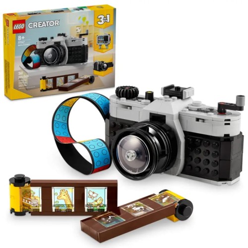 LEGO Creator Aparat În Stil Retro Televizor Cu Antenă Cameră Set De Piese 31147 261 El. 8+