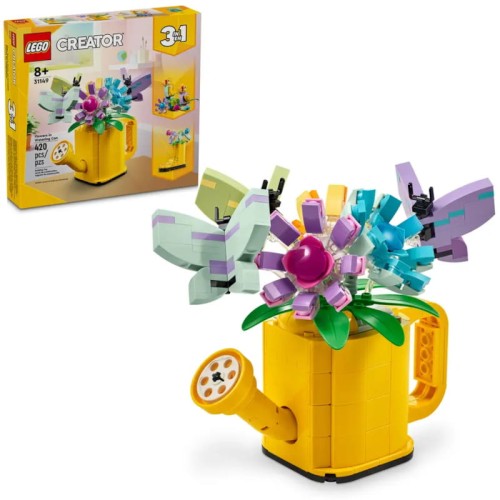 LEGO Creator Flori În Udatore Cizme Păsări Flori Set Cuburi 31149 420 El. 8+