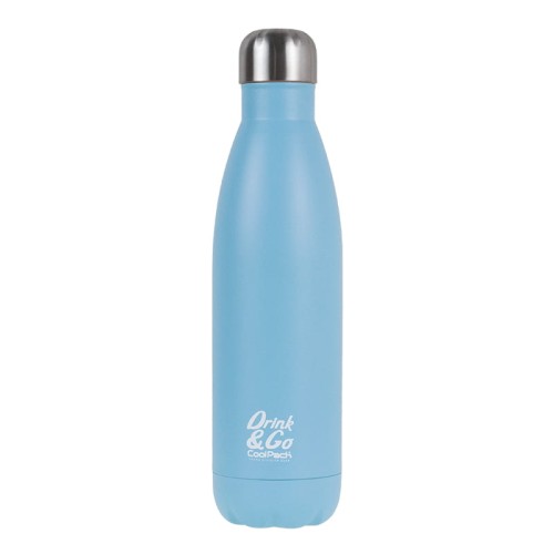 CoolPack Recipient termic Pastel Bidon Metalic Pastel Albastru 500 ml