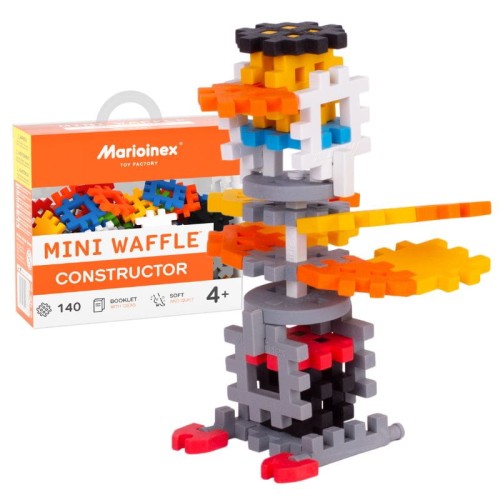 MARIOINEX MINI WAFFLE CUBURI CONSTRUCTOR 140 BUC 4+ - 02363