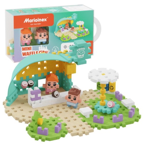 Marioinex Mini Waffle City Cafenea 80 Elemente 5+