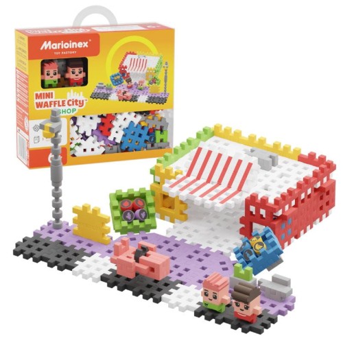Marioinex Mini Waffle City Magazin 148 Elemente