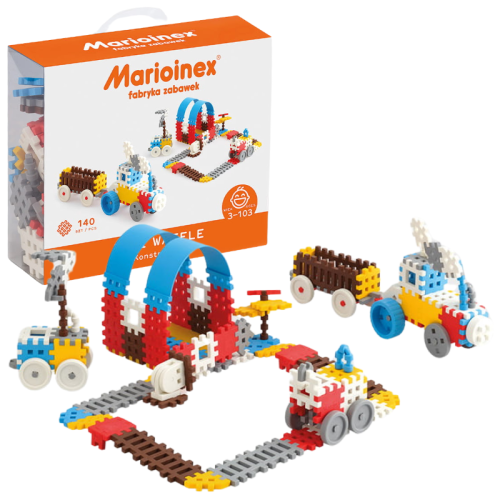 MARIOINEX MINI WAFFLE BLOCURI DE CONSTRUCTII 140 BUC 3+ - 02820