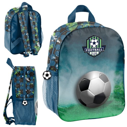 Paso Rucsac Mic pentru Grădiniță Club de Fotbal Un Compartiment Fotbal Imprimare 3D